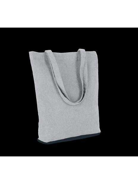 KIMOOD Sac cabas en coton "K-loop project" recyclé oxford grey jhoot personnalisable