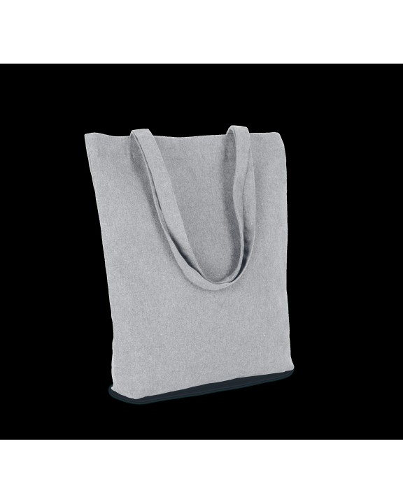Tote bag KIMOOD Gerecycleerde katoenen shopper 'K-loop project' voor bedrukking &amp; borduring