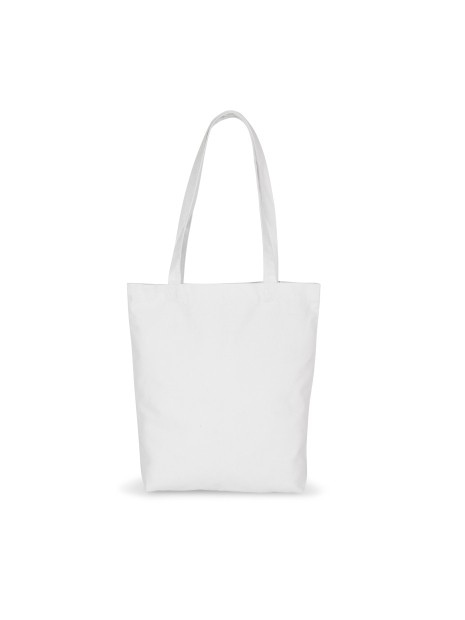 KIMOOD Sac cabas en coton "K-loop project" recyclé white jhoot personnalisable