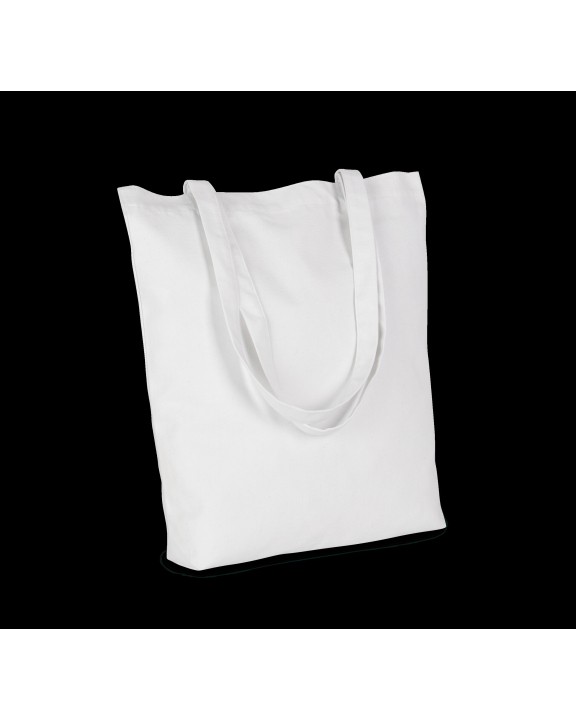 Tote bag KIMOOD Gerecycleerde katoenen shopper 'K-loop project' voor bedrukking &amp; borduring