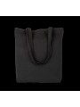KIMOOD Sac cabas en coton "K-loop project" recyclé black jhoot personnalisable