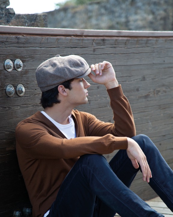 Bonnet, Écharpe & Gant personnalisable K-UP Casquette style newsboy