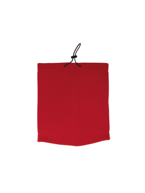 K-UP Tour de cou recyclé micropolaire rouge personnalisable