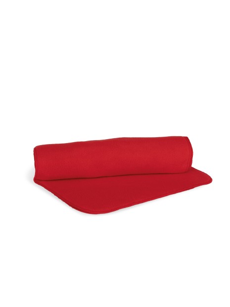 K-UP Écharpe recyclée micropolaire rouge personnalisable