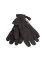 K-UP Gants recyclés micropolaire et Thinsulate™ dark grey personnalisable