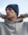 K-UP Recycelte Mütze mit Strickumschlag Mütze, Schal & Handschuh personalisierbar