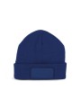 K-UP Bonnet avec patch et doublure Thinsulate™ royal personnalisable