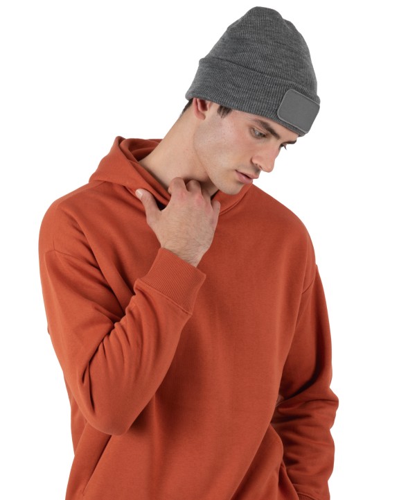 K-UP Mütze mit Patch Mütze, Schal & Handschuh personalisierbar