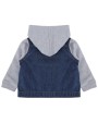 Jas LARKWOOD Jeansjasje met capuchon voor kinderen voor bedrukking &amp; borduring
