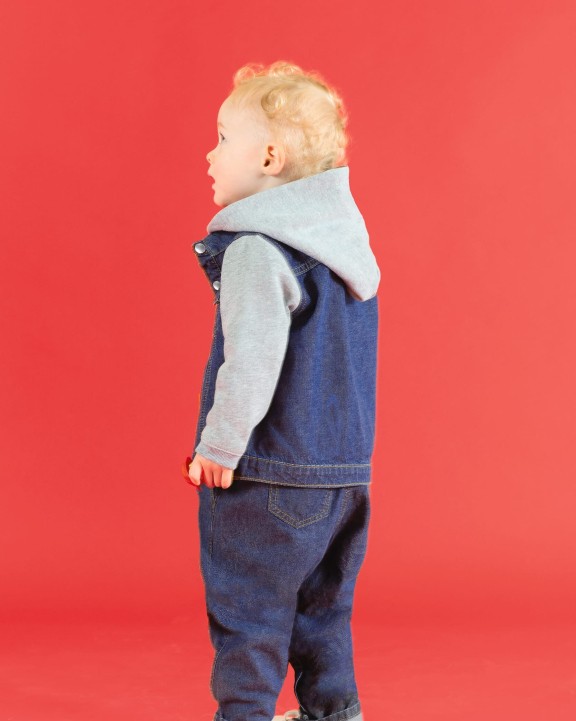 Veste personnalisable LARKWOOD Veste en jean à capuche enfant
