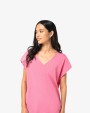 NATIVE SPIRIT Umweltfreundliches Loose Damen-T-Shirt mit V-Ausschnitt T-Shirt personalisierbar