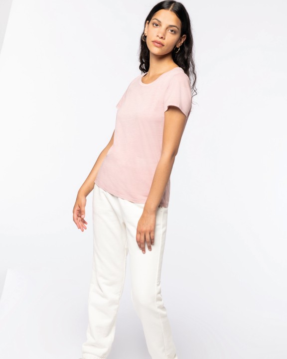 T-shirt personnalisable NATIVE SPIRIT T-shirt écoresponsable délavé femme