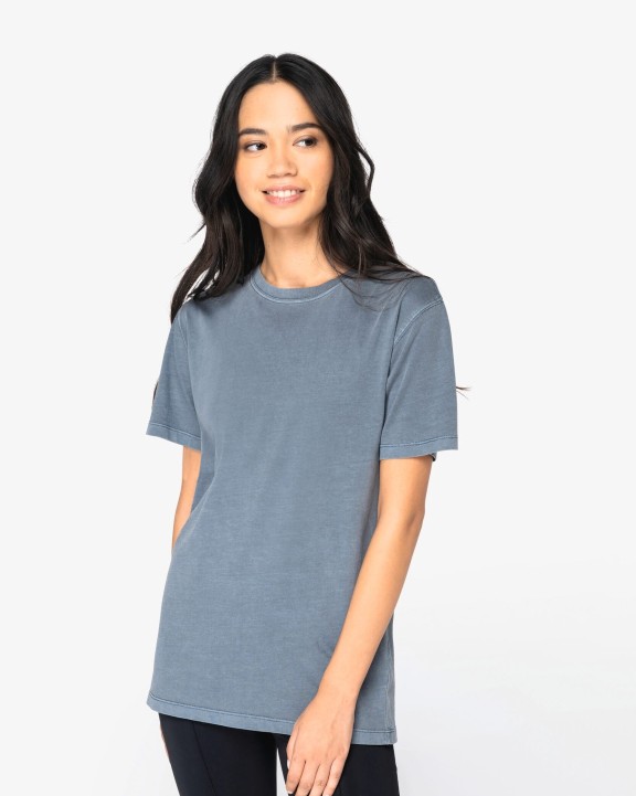 NATIVE SPIRIT Ausgewaschenes Damen-T-Shirt T-Shirt personalisierbar