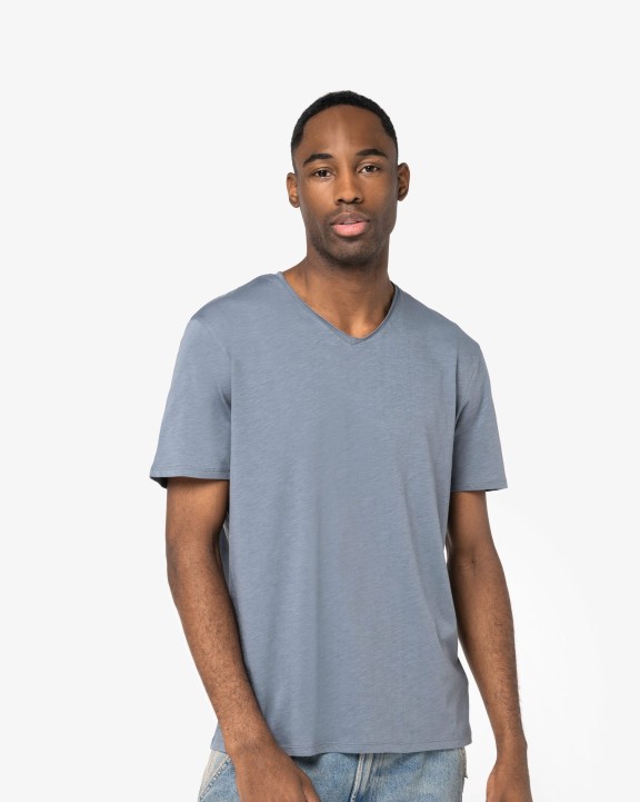 T-shirt personnalisable NATIVE SPIRIT T-shirt écoresponsable slub bords francs homme