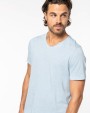 NATIVE SPIRIT Umweltfreundliches unversäumtes Herren-Slub-T-Shirt T-Shirt personalisierbar