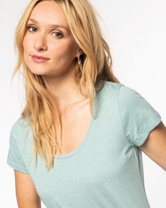 T-shirt personnalisable NATIVE SPIRIT T-shirt écoresponsable slub femme