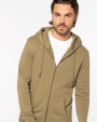 NATIVE SPIRIT Umweltfreundliches Unisex Kapuzensweatshirt mit Reißverschluss Sweatshirt personalisierbar