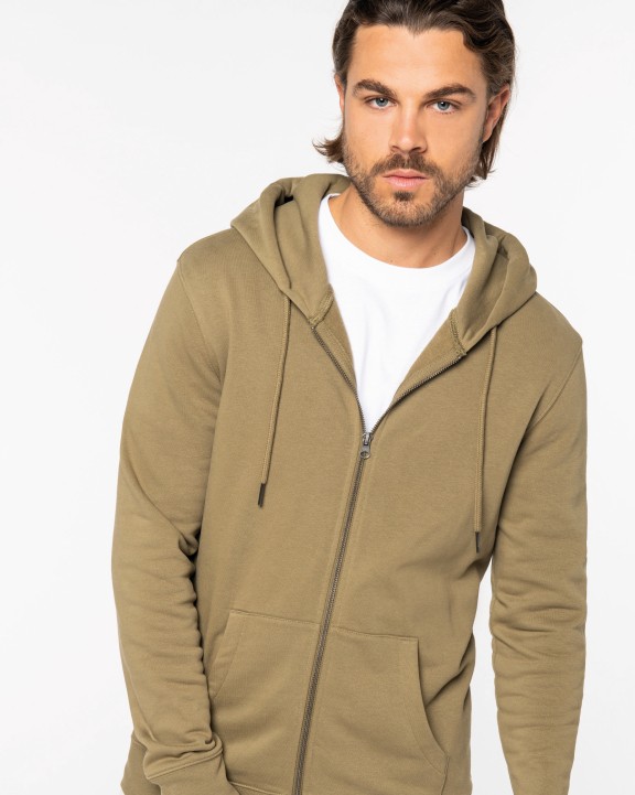 NATIVE SPIRIT Umweltfreundliches Unisex Kapuzensweatshirt mit Reißverschluss Sweatshirt personalisierbar