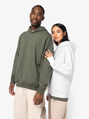 Sweat-shirt écoresponsable à capuche oversize unisexe