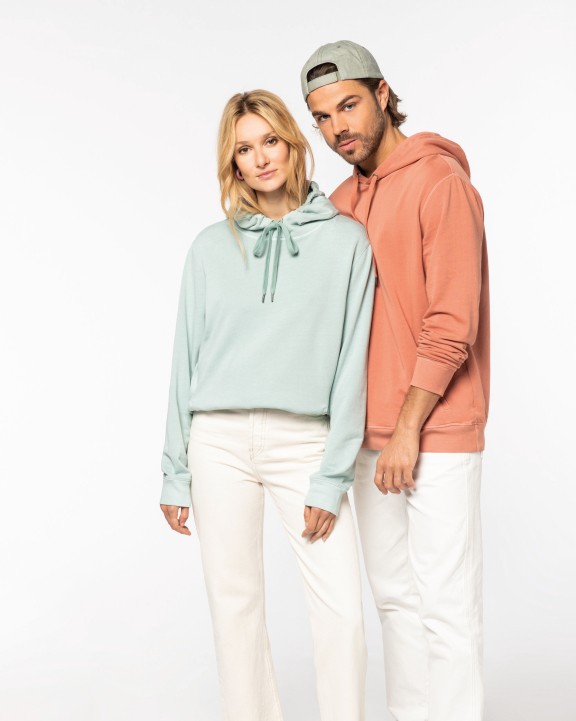 NATIVE SPIRIT Umweltfreundliches Unisex-Kapuzensweatshirt aus French Terry Sweatshirt personalisierbar