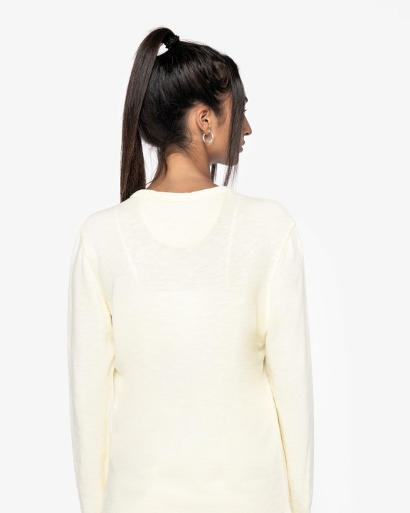 Sweat-shirt personnalisable NATIVE SPIRIT Sweat-shirt écoresponsable à col rond délavé French Terry unisexe