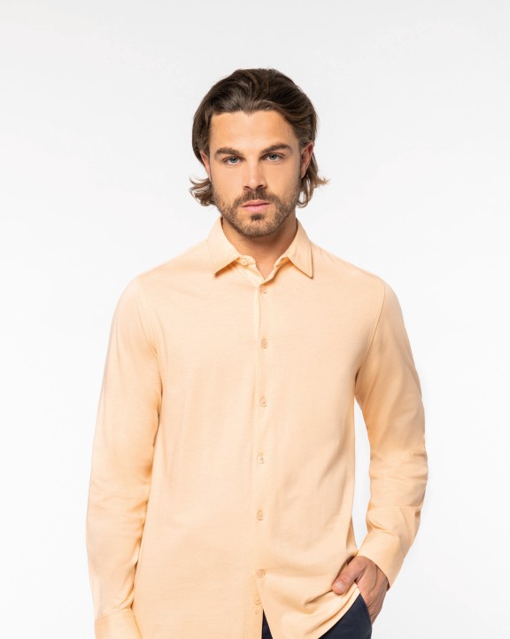 Hemd NATIVE SPIRIT Ecologisch herenoverhemd van jersey voor bedrukking &amp; borduring