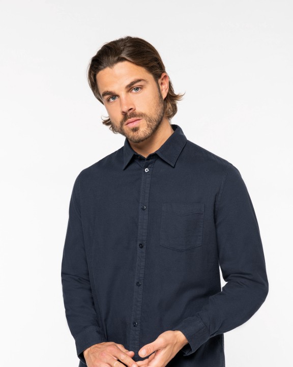 Chemise personnalisable NATIVE SPIRIT Chemise écoresponsable en flanelle homme