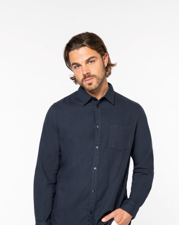 Chemise personnalisable NATIVE SPIRIT Chemise écoresponsable en flanelle homme