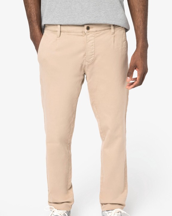 NATIVE SPIRIT Umweltfreundliche Herren Chinohose aus French Terry Hose personalisierbar