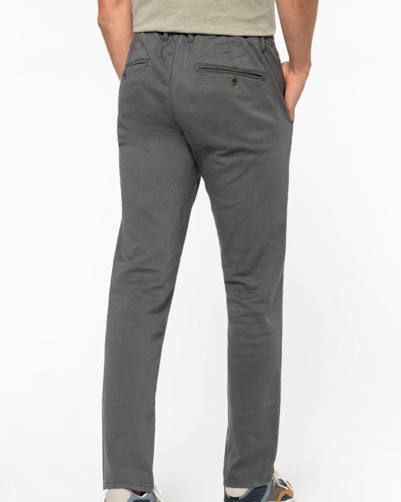 NATIVE SPIRIT Umweltfreundliche Herren Chinohose aus French Terry Hose personalisierbar