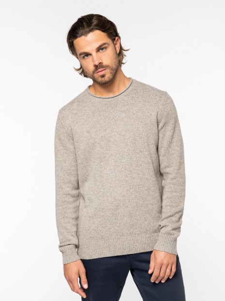 Pulls à personnaliser NATIVE SPIRIT Pull écoresponsable en laine mérinos homme 