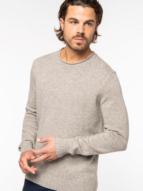Pulls à personnaliser NATIVE SPIRIT Pull écoresponsable en laine mérinos homme 