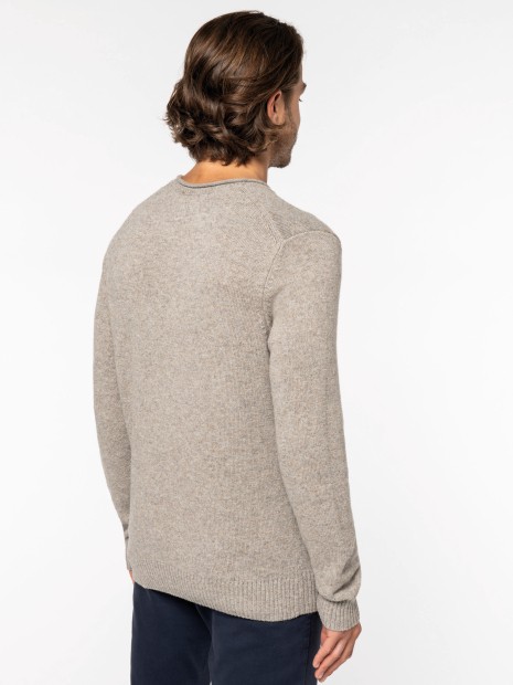 Pulls à personnaliser NATIVE SPIRIT Pull écoresponsable en laine mérinos homme 