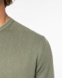 NATIVE SPIRIT Umweltfreundlicher ausgewaschener Herrenpullover mit Rundhalsausschnitt Pullover personalisierbar