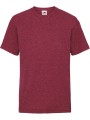 FOL T-shirt enfant Valueweight (61-033-0) vintage heather rouge personnalisable
