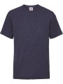 FOL T-shirt enfant Valueweight (61-033-0) vintage heather navy personnalisable