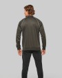 PROACT Unisex-Trainingsjacke mit Reißverschluss und Paspel Sweatshirt personalisierbar