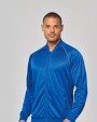 PROACT Unisex-Trainingsjacke mit Reißverschluss und Paspel Sweatshirt personalisierbar