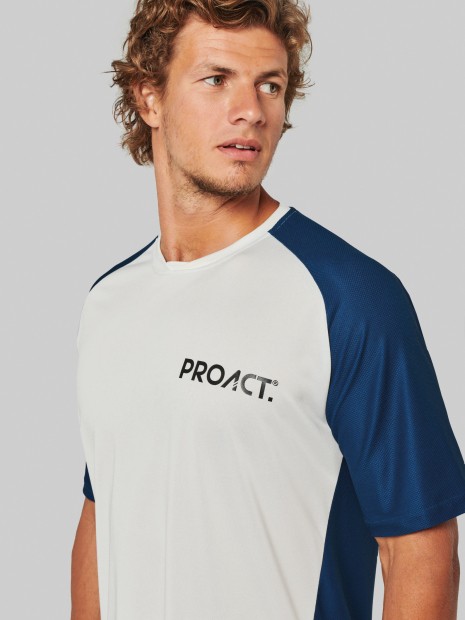T-Shirts à personnaliser PROACT T-shirt de padel bicolore à manches raglan homme 