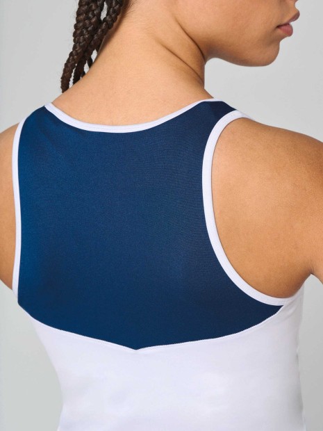 T-Shirts à personnaliser PROACT Débardeur de padel bicolore femme 