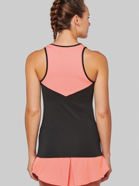 T-Shirts à personnaliser PROACT Débardeur de padel bicolore femme 