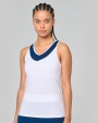PROACT Zweifarbiges Padel-Damentop T-Shirt personalisierbar