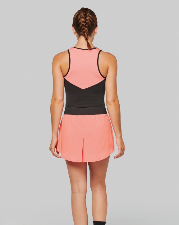 PROACT Zweifarbiges Padel-Damentop T-Shirt personalisierbar