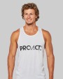 PROACT Triblend-Herren-Achselhemd T-Shirt personalisierbar