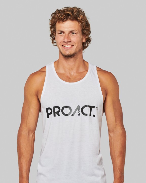 PROACT Triblend-Herren-Achselhemd T-Shirt personalisierbar
