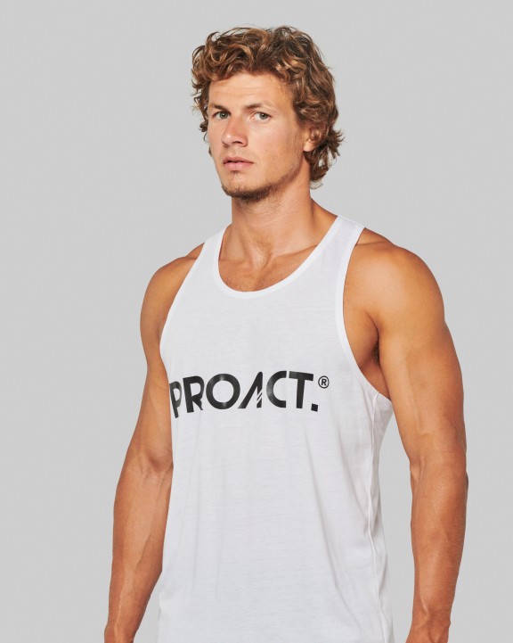 PROACT Triblend-Herren-Achselhemd T-Shirt personalisierbar