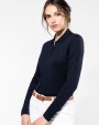 Poloshirt KARIBAN Supima® damespolo lange mouwen voor bedrukking &amp; borduring