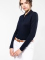 Polos à personnaliser KARIBAN Polo Supima® manches longues femme 