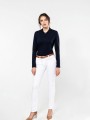 Polos à personnaliser KARIBAN Polo Supima® manches longues femme 
