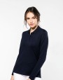 Poloshirt KARIBAN Supima® damespolo lange mouwen voor bedrukking &amp; borduring